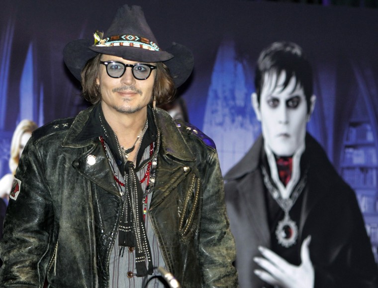 Image: Johnny Depp for Japan Premiere of movie Dark Shadows